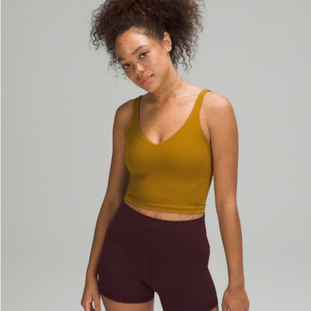 Lululemon Align tank, gold spice, 6